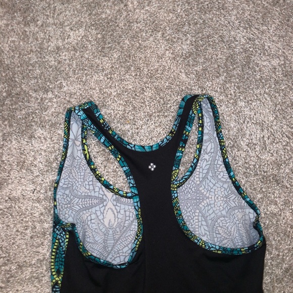 Tulah Blue & Yellow Floral tank top size S - Picture 8 of 8